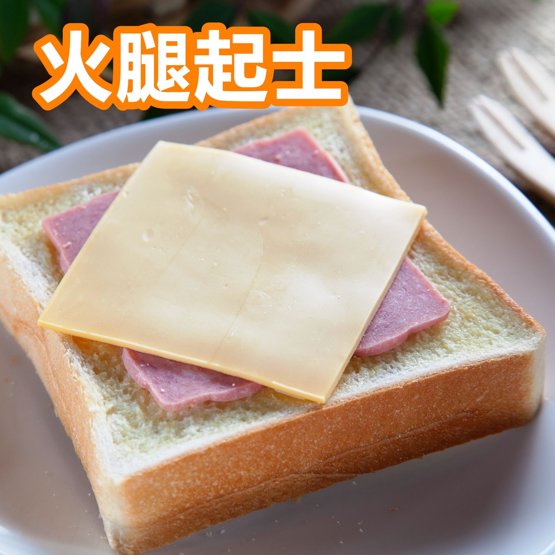 *葷 - 高鈣火腿起士厚片（5片裝）