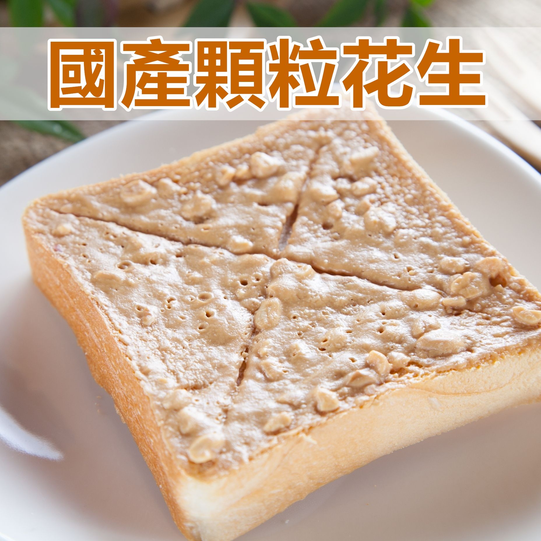 *奶素 - 經典顆粒花生厚片（5片裝）